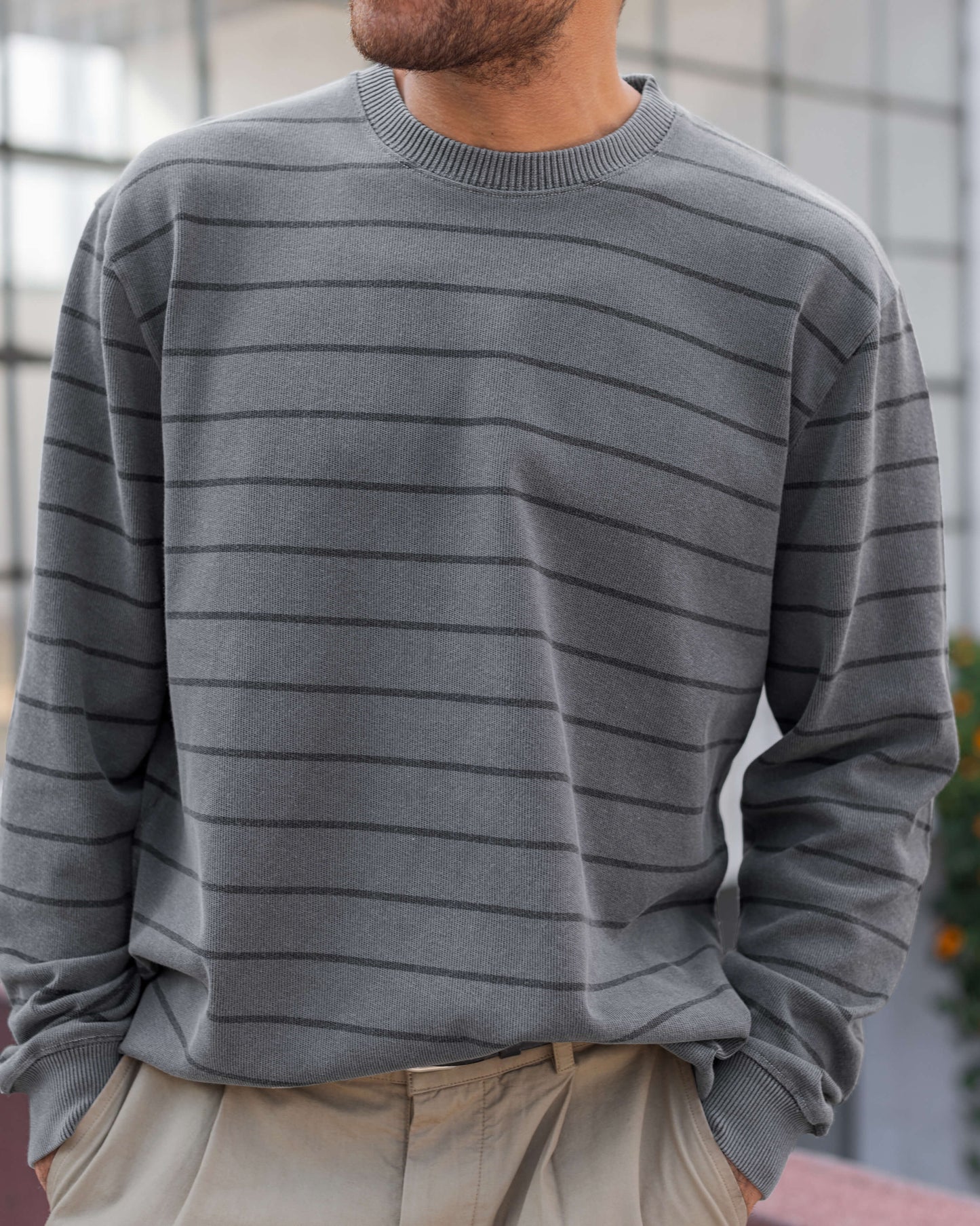 Caza Crewneck / Slate Rio