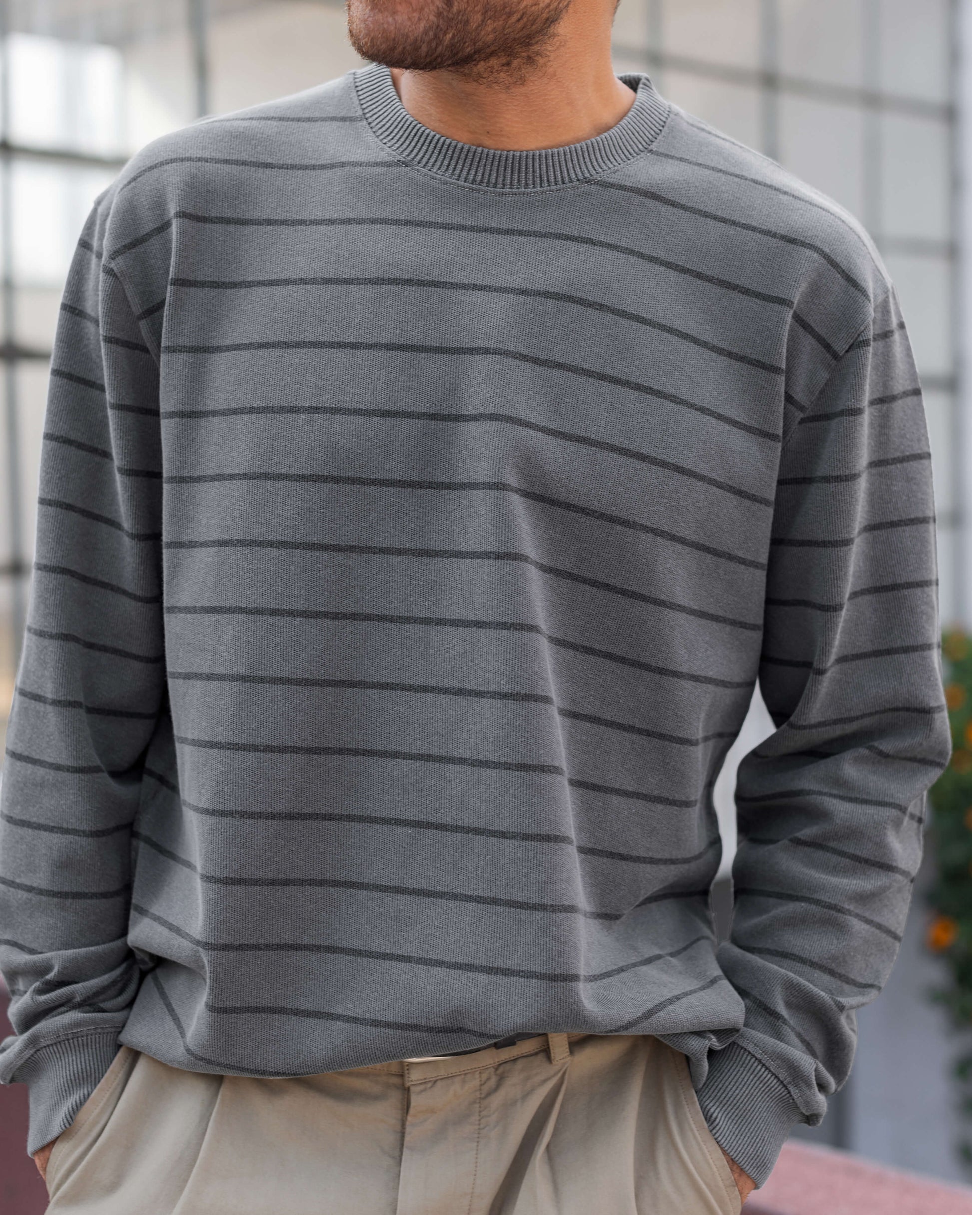 Caza Crewneck / Slate Rio