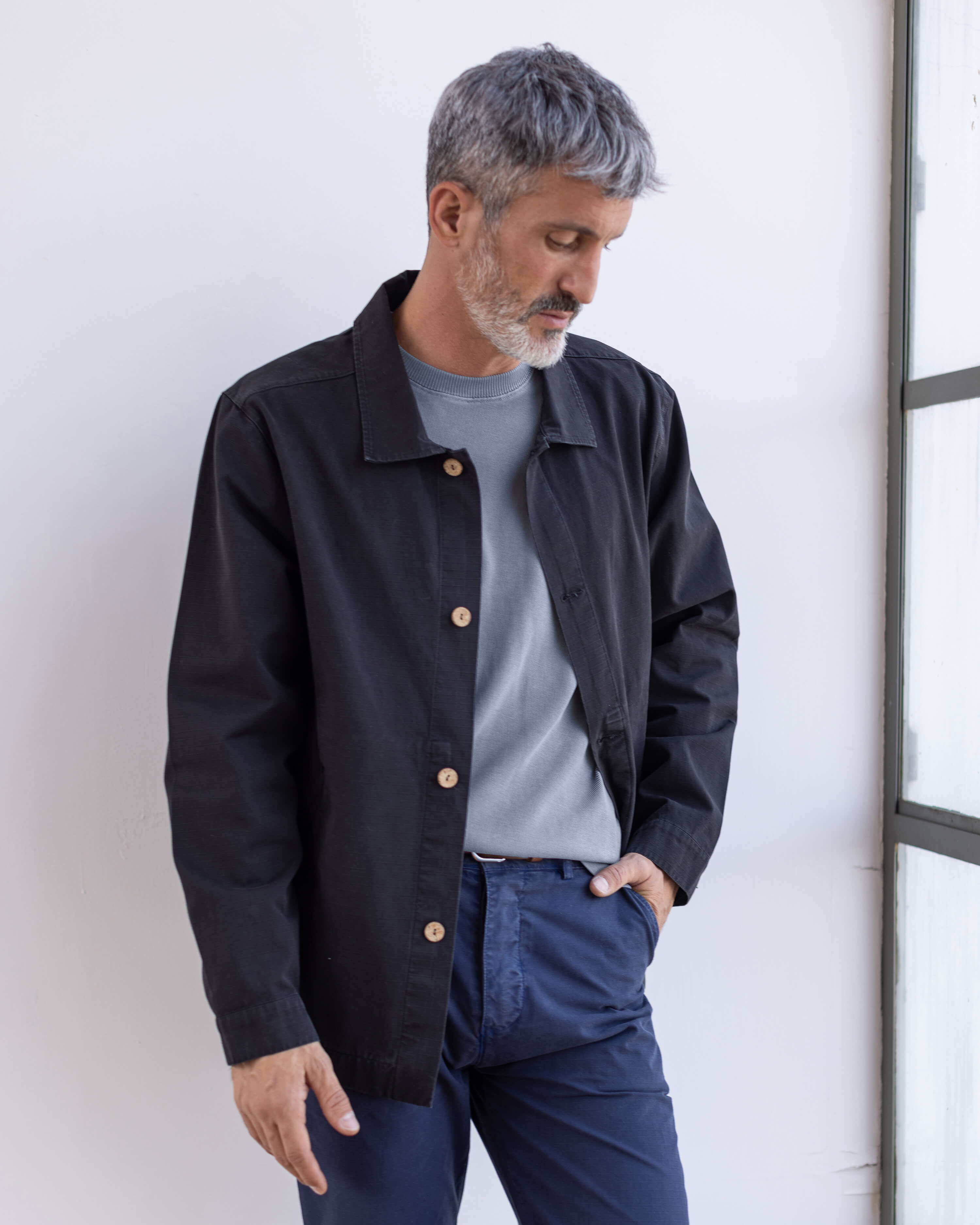 Pac Organic Cotton Ripstop Chore Jacket / Black Night – Alex Crane
