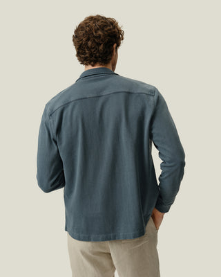 Caza Knit Shirt / Lake