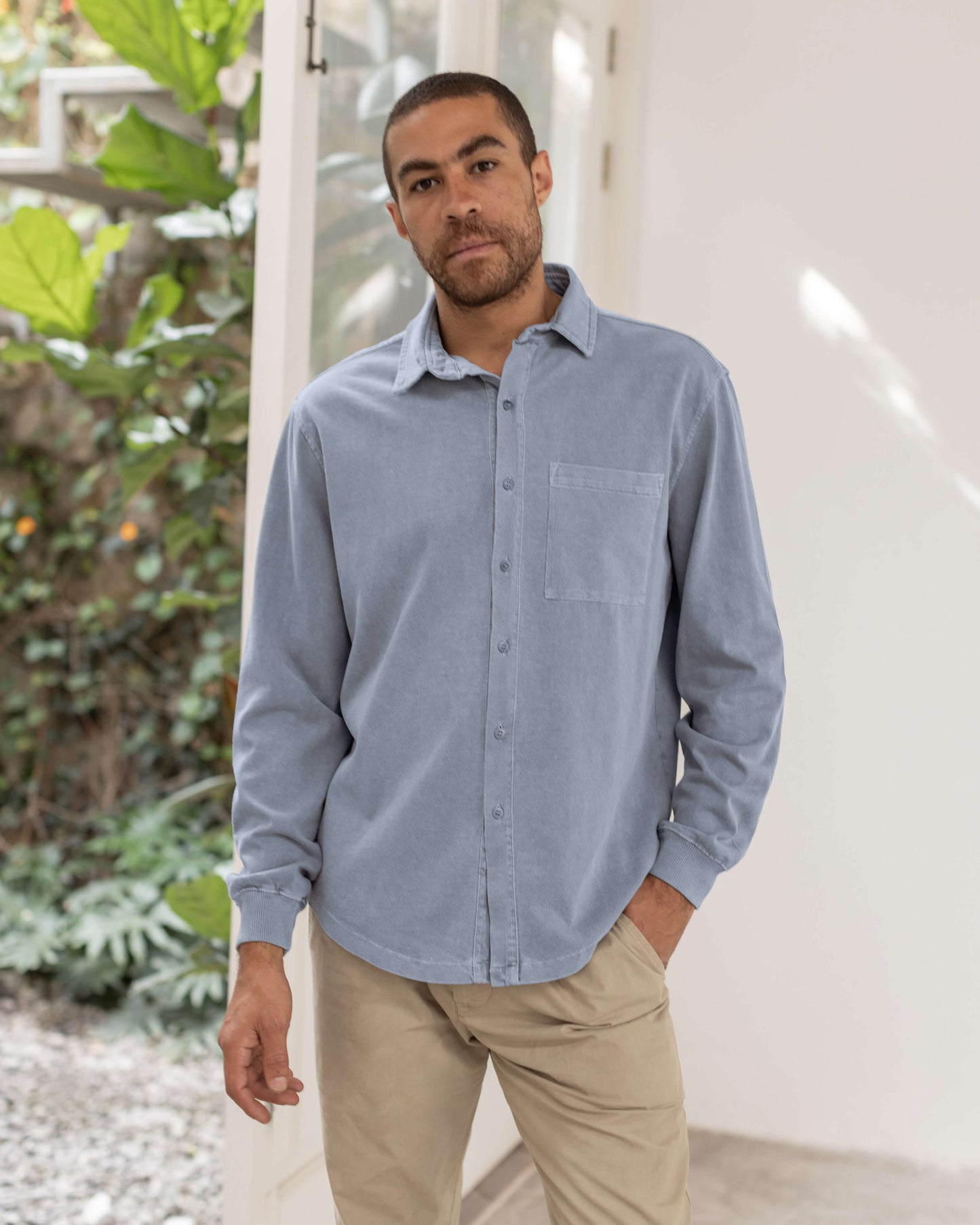 Caza Knit Shirt / Wave