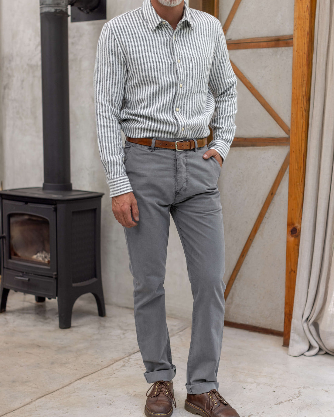 Cloud Flannel / Night Lines