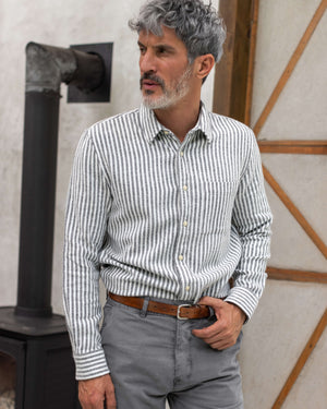 Cloud Flannel / Night Lines