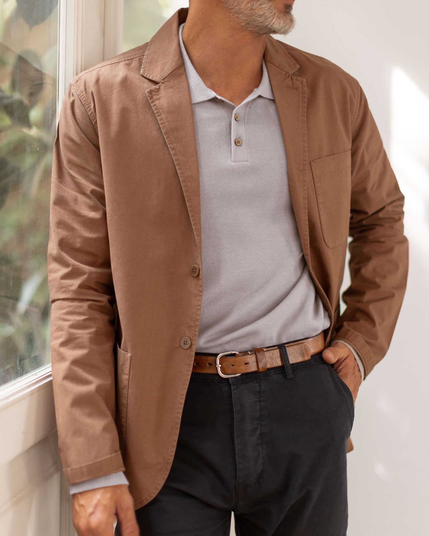 Cotton Alta Blazer / Redwood