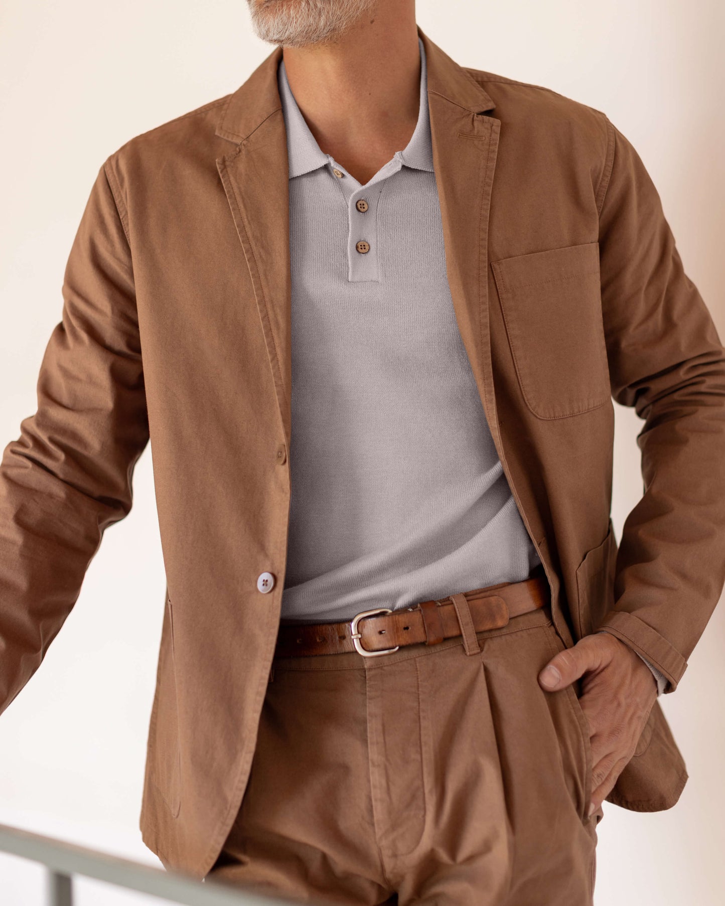 Cotton Alta Blazer / Redwood