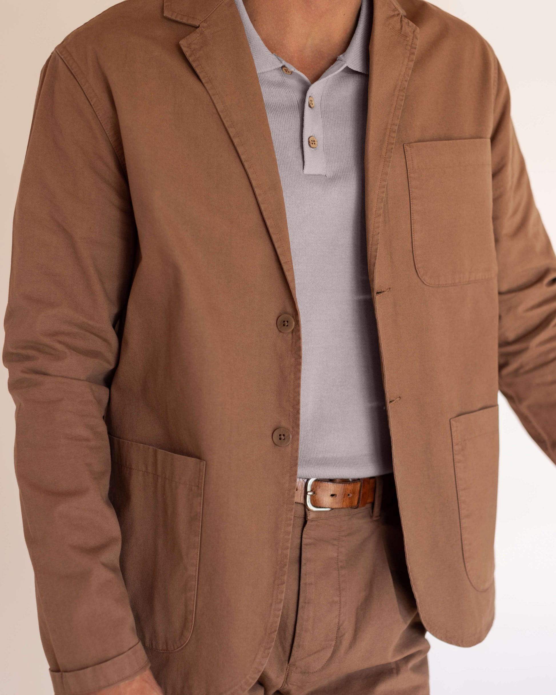 Cotton Alta Blazer / Redwood