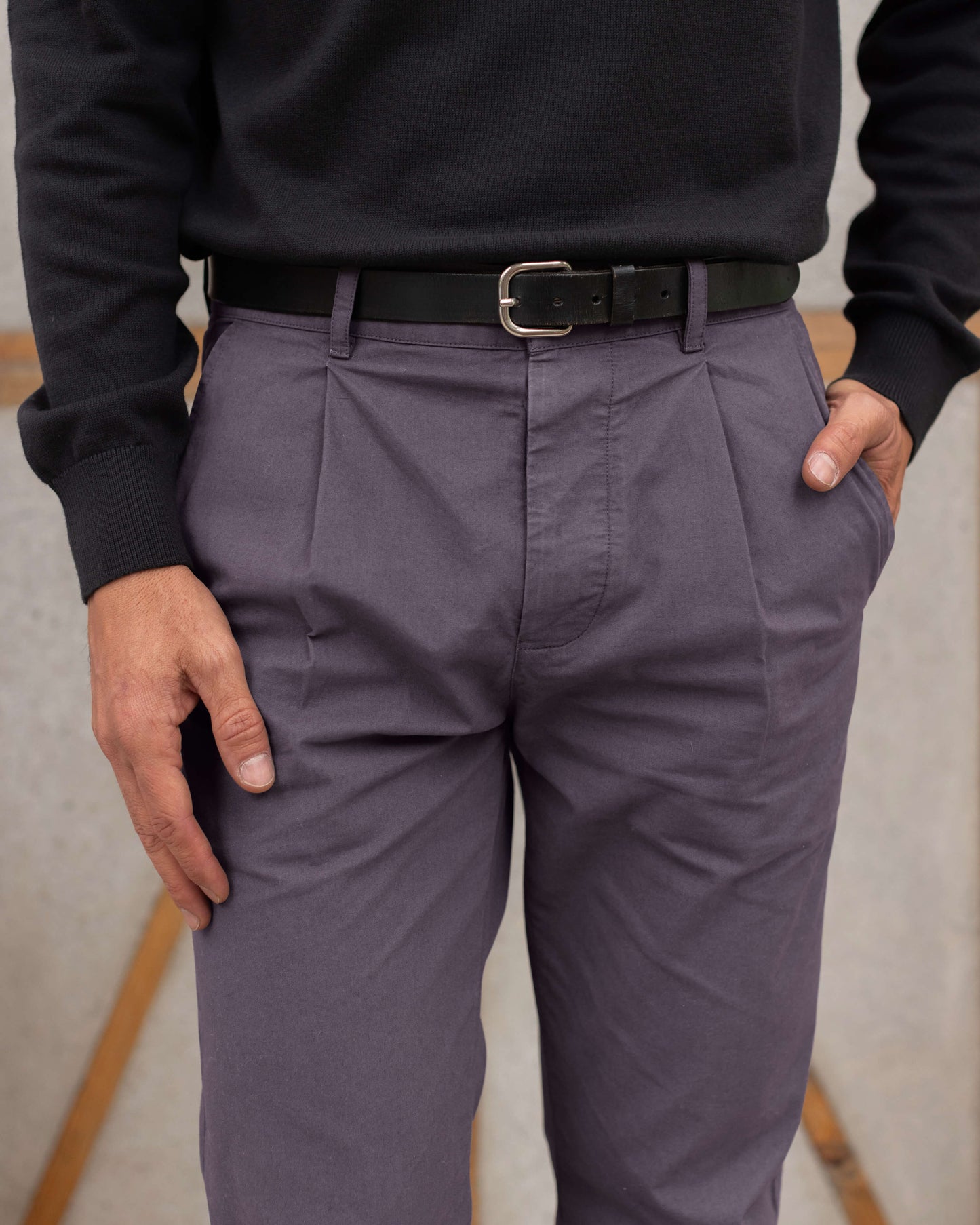 Cotton Alta Trousers / Ash