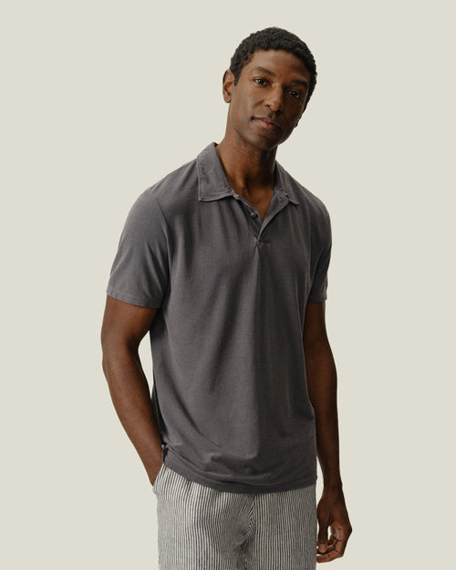 Crepe Polo / Slate