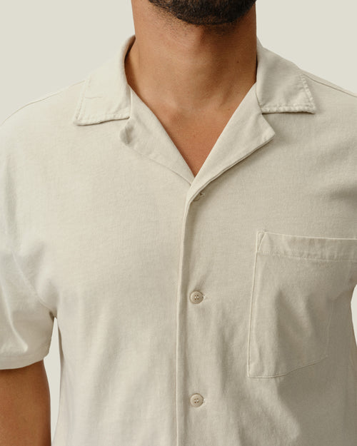 Featherweight Caza Camp Shirt / Cream