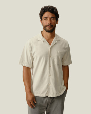Featherweight Caza Camp Shirt / Cream