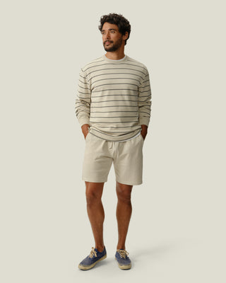 Featherweight Caza Knit Shorts / Cream