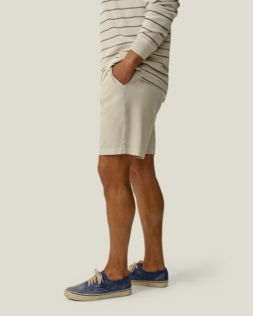 Featherweight Caza Knit Shorts / Cream
