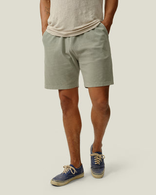Featherweight Caza Knit Shorts / Riverstone