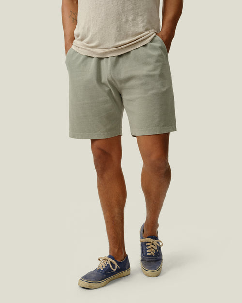Featherweight Caza Knit Shorts / Riverstone