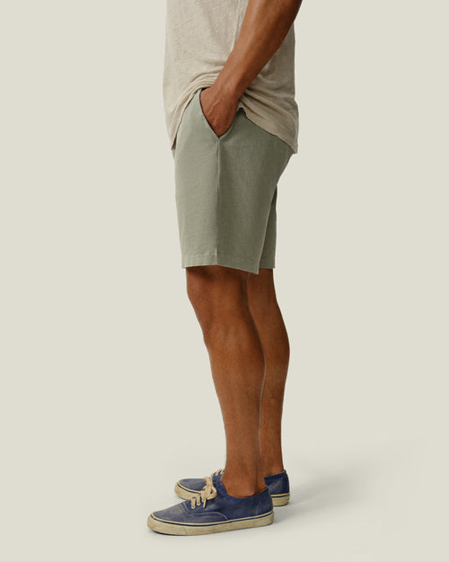 Featherweight Caza Knit Shorts / Riverstone