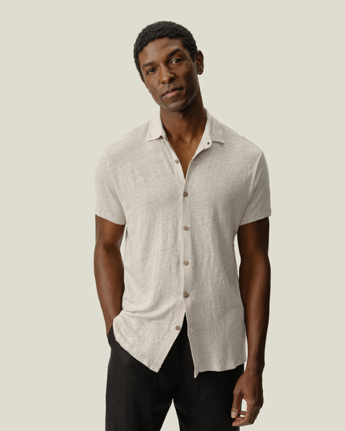 Knit Ola Shirt / Bone