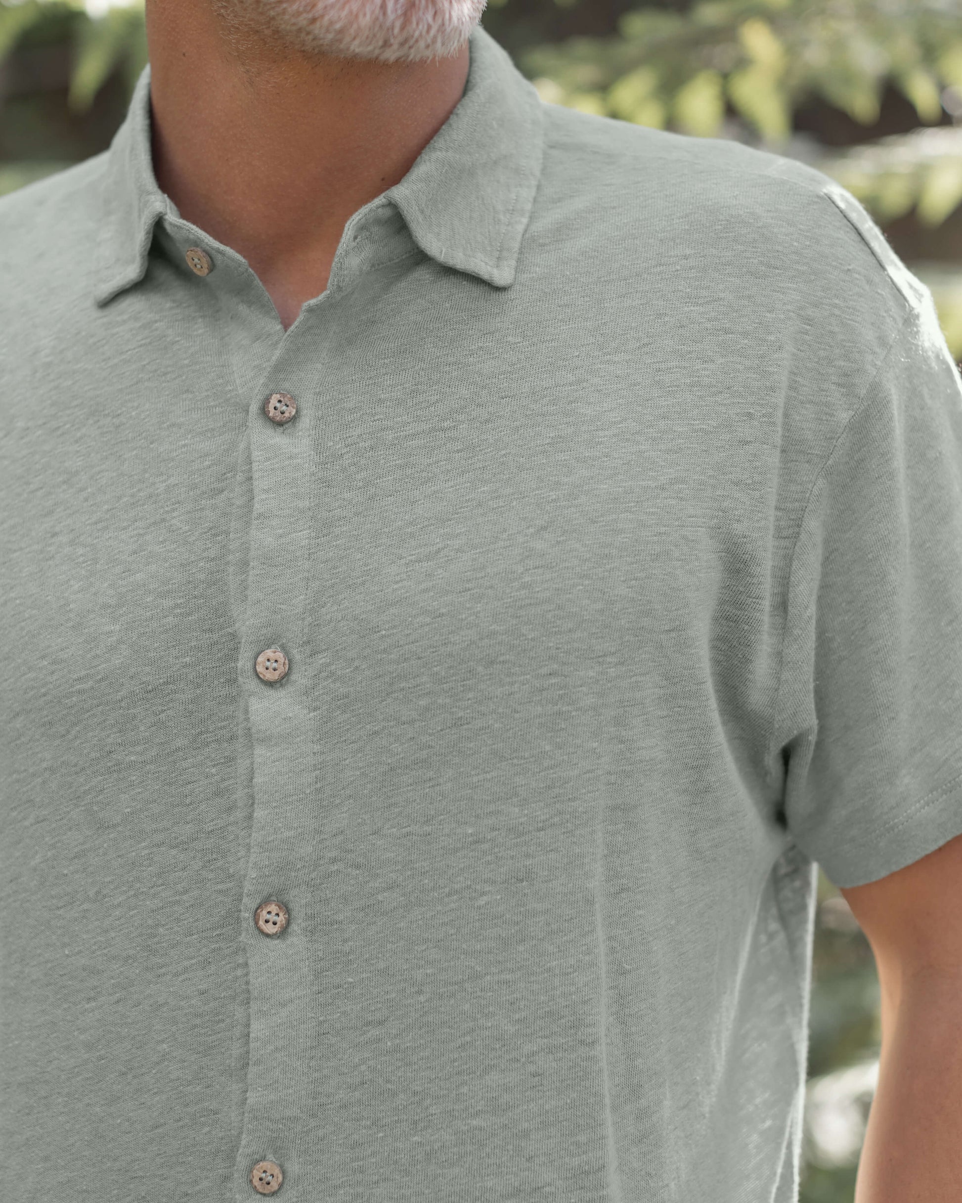 Knit Ola Shirt / Moss