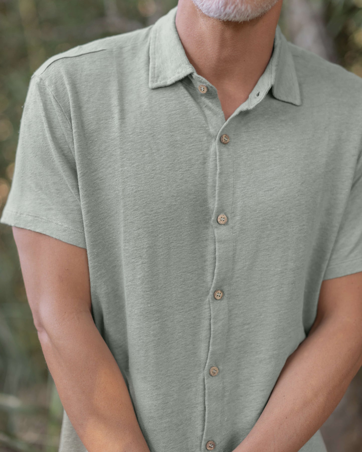 Knit Ola Shirt / Moss