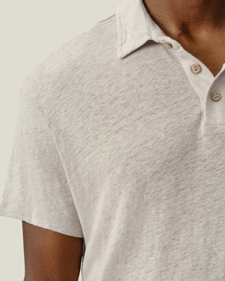 Knit Polo / Bone