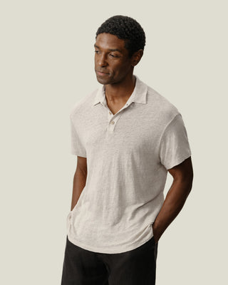 Knit Polo / Bone