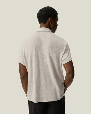 Knit Polo / Bone