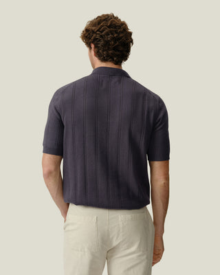 Lolo Drop Needle Sweater Polo / Ash