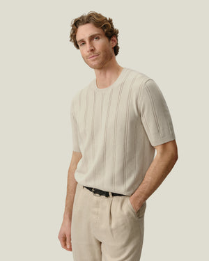 Lolo Drop Needle Sweater Tee / Shell