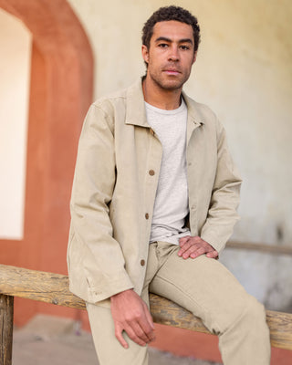 Pac Organic Cotton Ripstop Chore Jacket / Brown Gold Clay