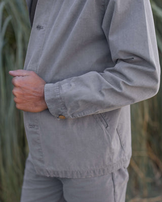 Pac Organic Cotton Ripstop Chore Jacket / Faded Grey Slate