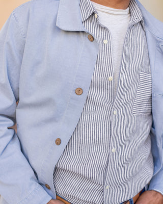 Pac Organic Cotton Ripstop Chore Jacket / Faded Blue Wave