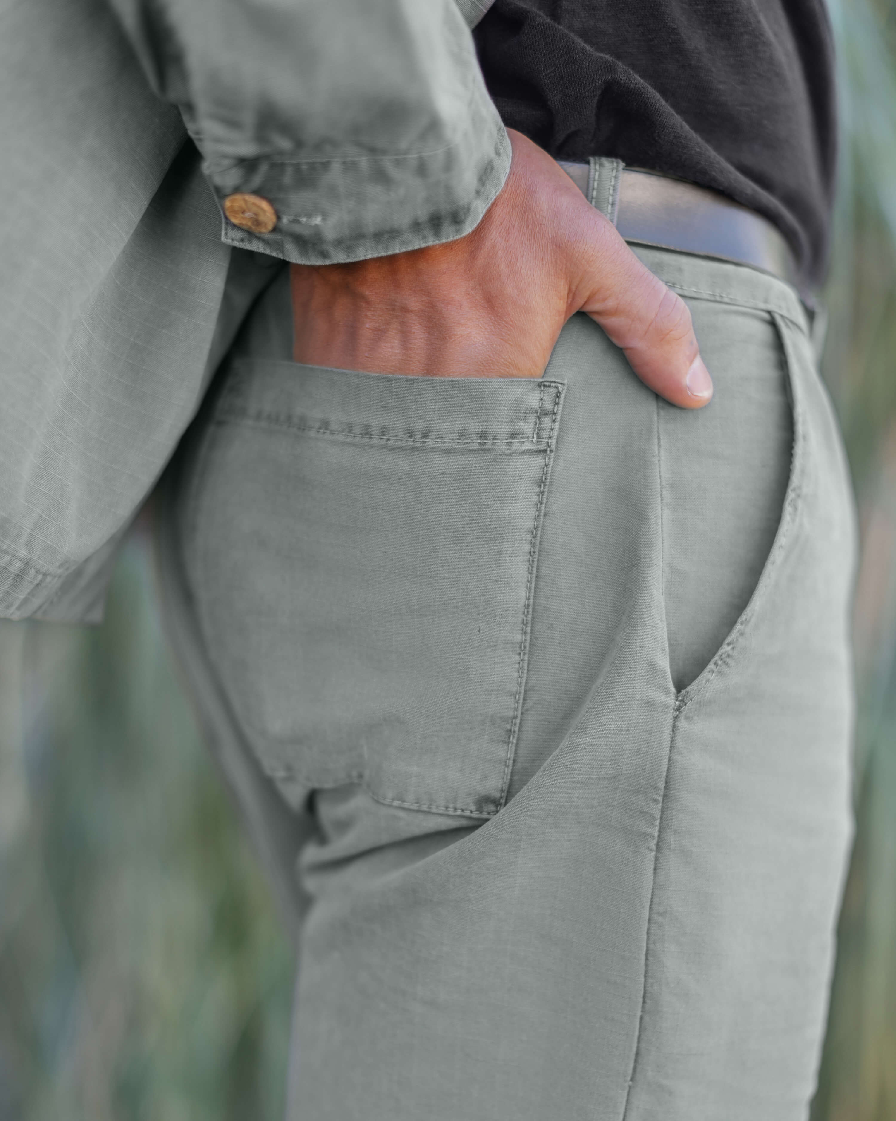 Pac Organic Cotton Ripstop Pants / Faded Green Jade – Alex Crane