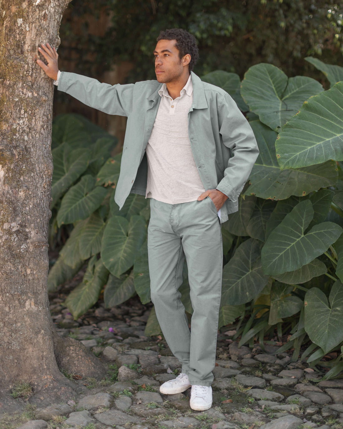 Pac Organic Cotton Ripstop Pants / Faded Green Jade