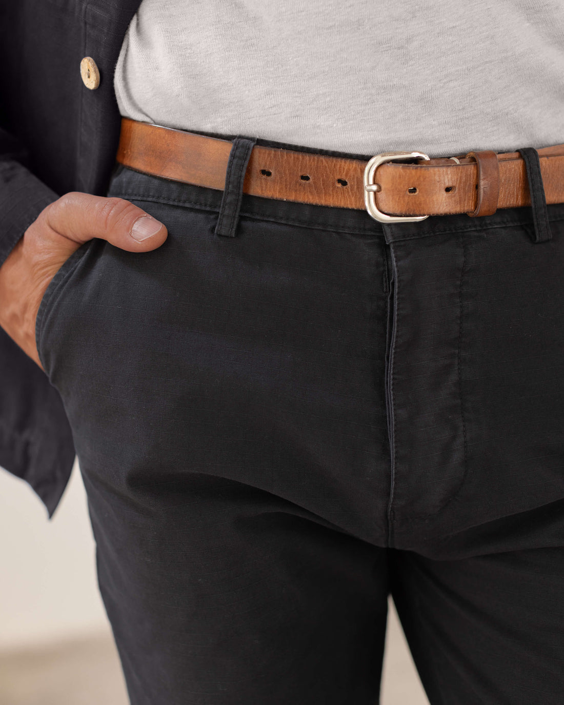 Pac Organic Cotton Ripstop Pants / Black Night