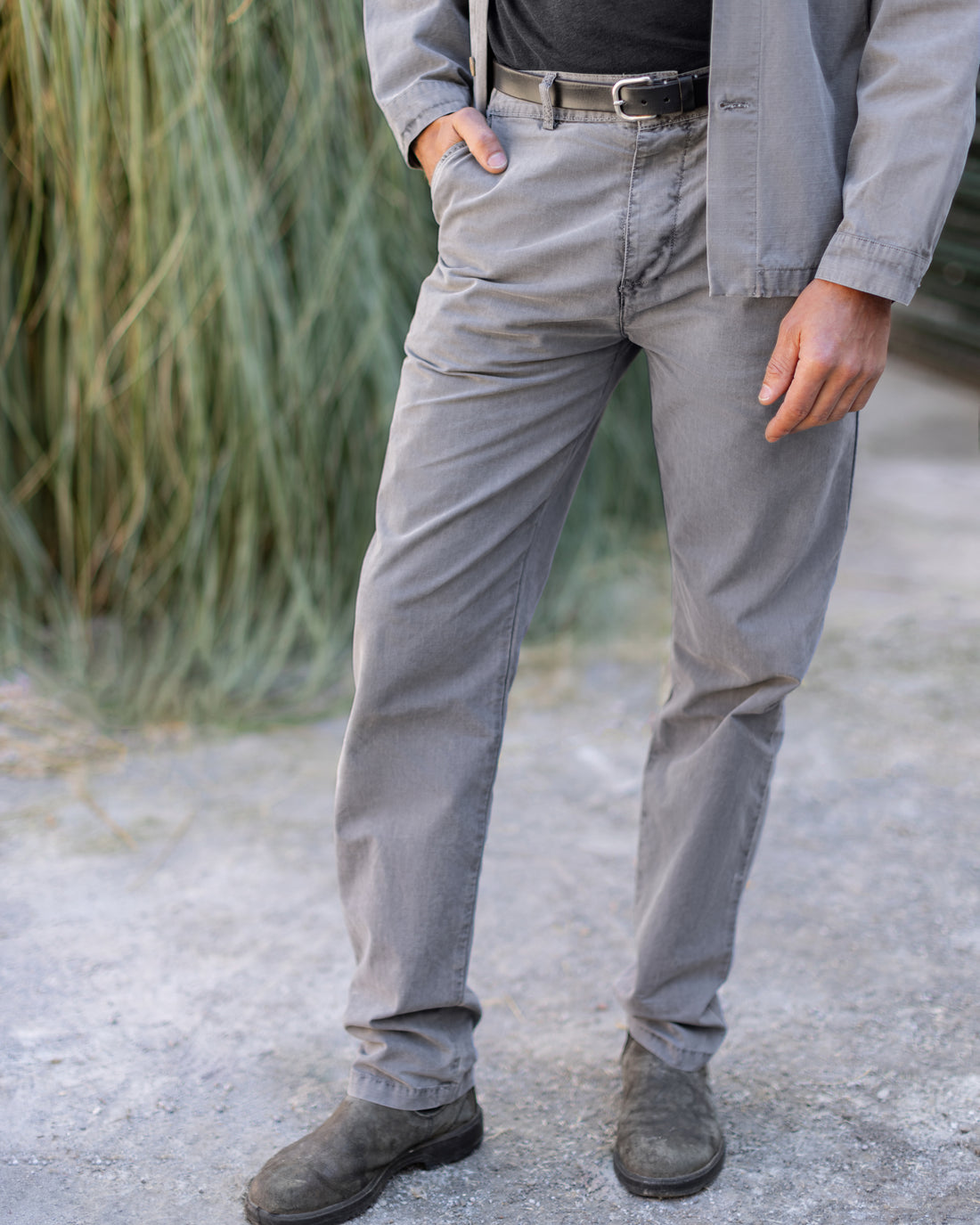 Pac Organic Cotton Ripstop Pants / Faded Grey Slate