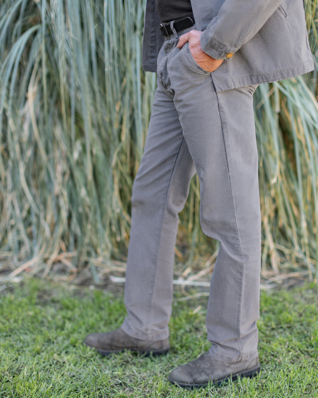 Pac Organic Cotton Ripstop Pants / Faded Grey Slate