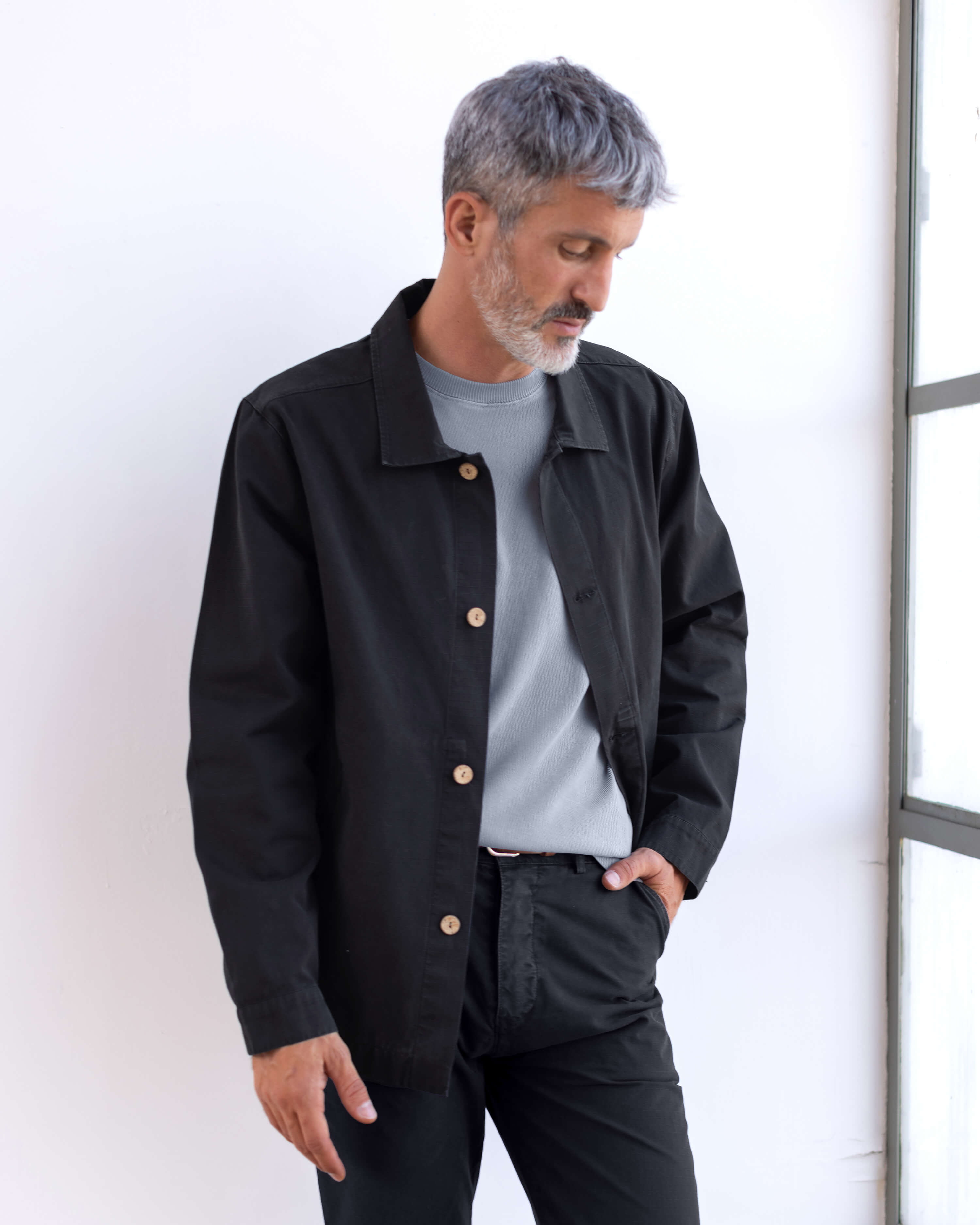 Pac Organic Cotton Ripstop Chore Jacket / Black Night – Alex Crane