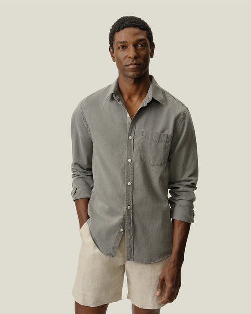 Twill Shirt / Slate