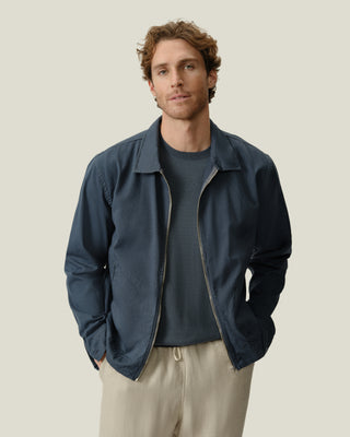 Twill Zip Jacket / Lake