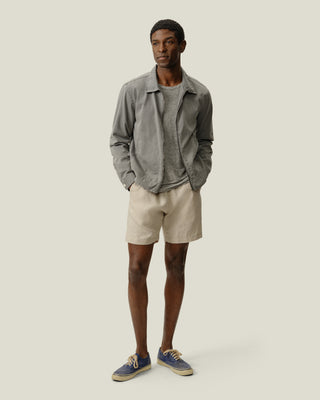 Twill Zip Jacket / Slate