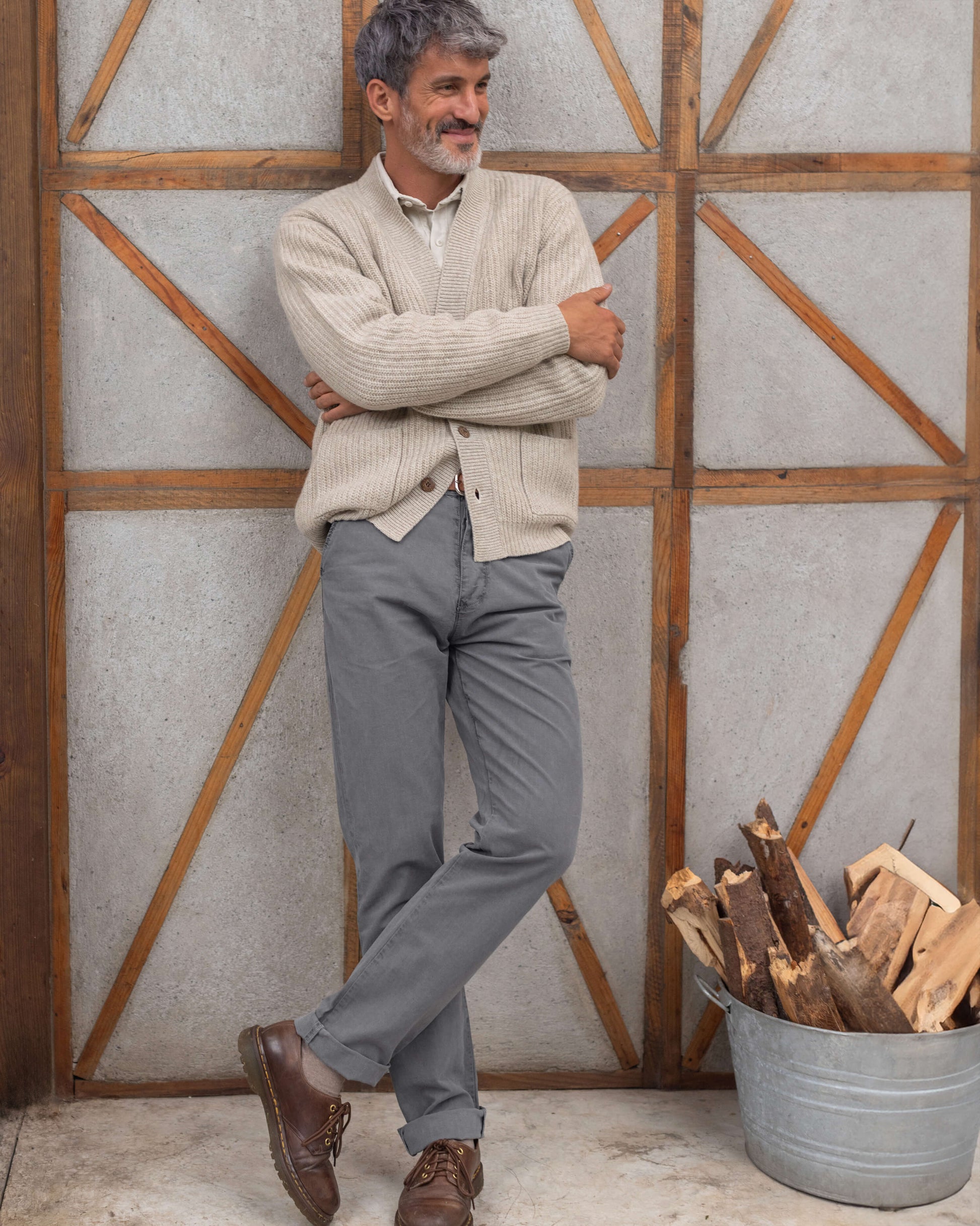 Vale Cardigan / Bone