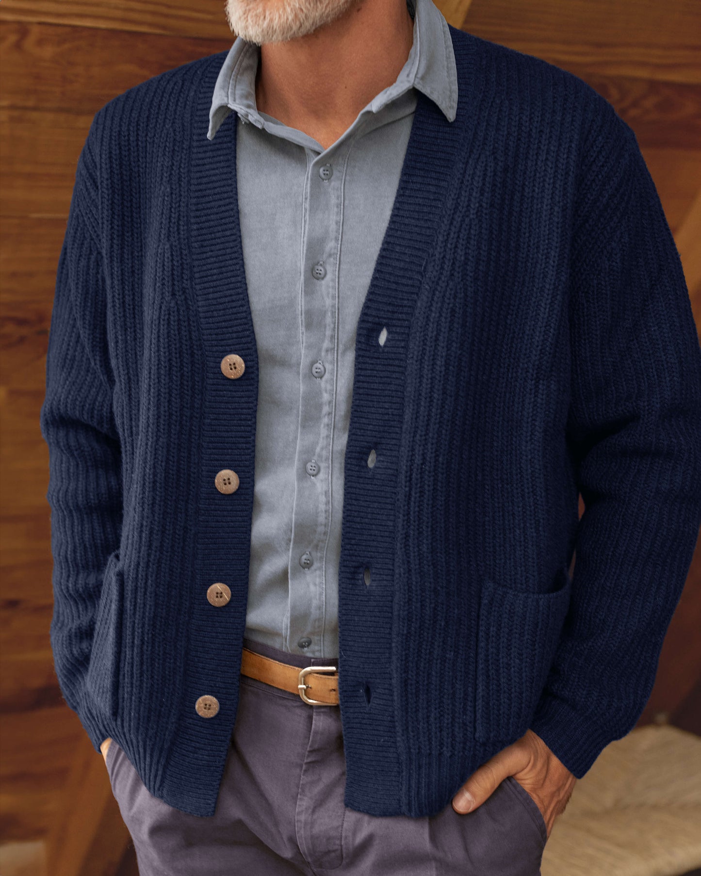 Vale Cardigan / Indigo