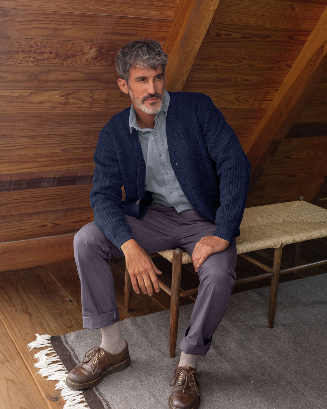 Vale Cardigan / Indigo