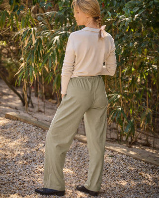 Women's Featherweight Caza Knit Pants / Seagrass