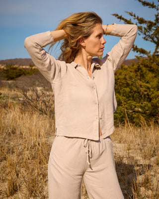 Women's June Button Up / Bone