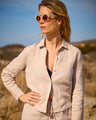 Women's June Button Up / Bone