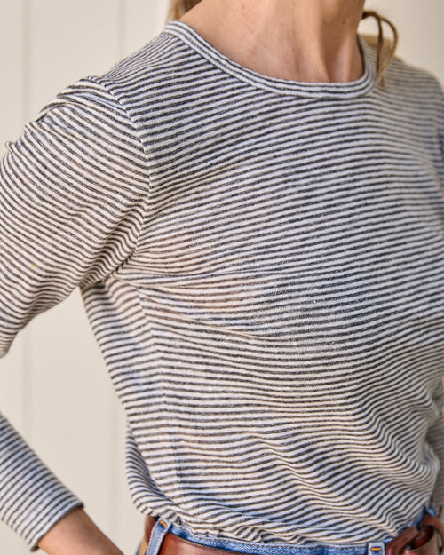 Women's Long Sleeve Sun Tee / Lines