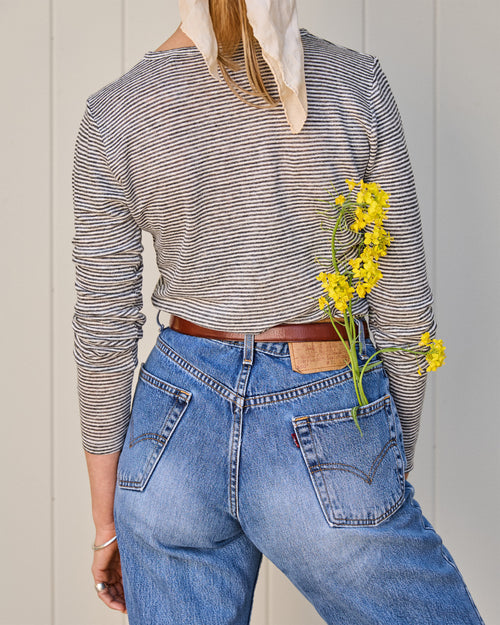 Women's Long Sleeve Sun Tee / Lines