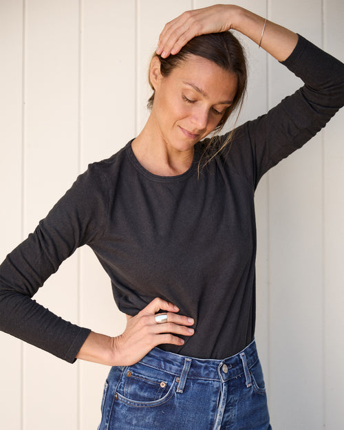 Women's Long Sleeve Sun Tee / Night