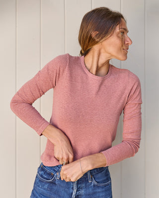 Women's Long Sleeve Sun Tee / Rose