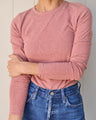 Women's Long Sleeve Sun Tee / Rose
